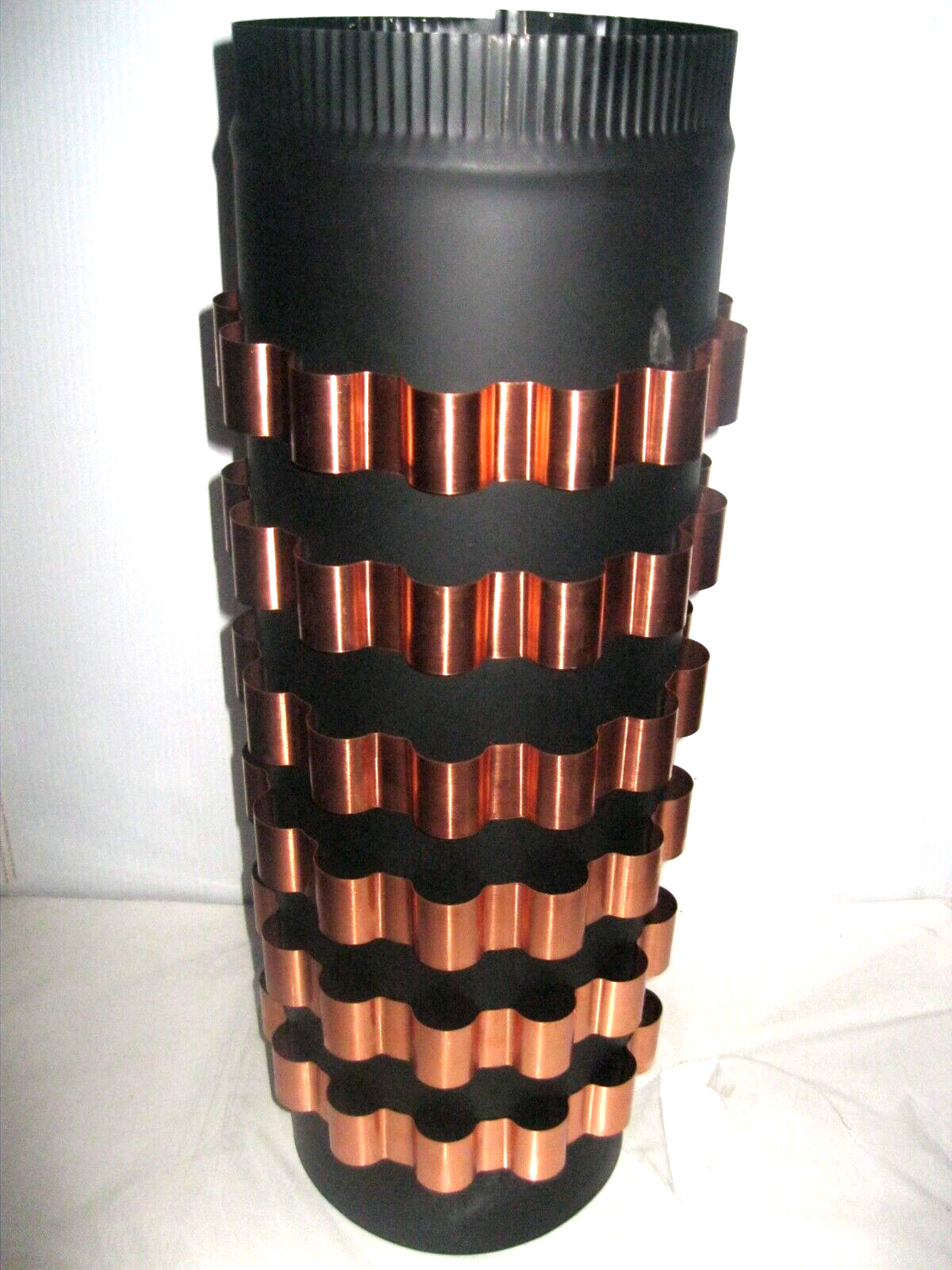 Copper Stovepipe Heat Exchanger Radiators 8" dia Stove Pipe heat reclaim set (6)