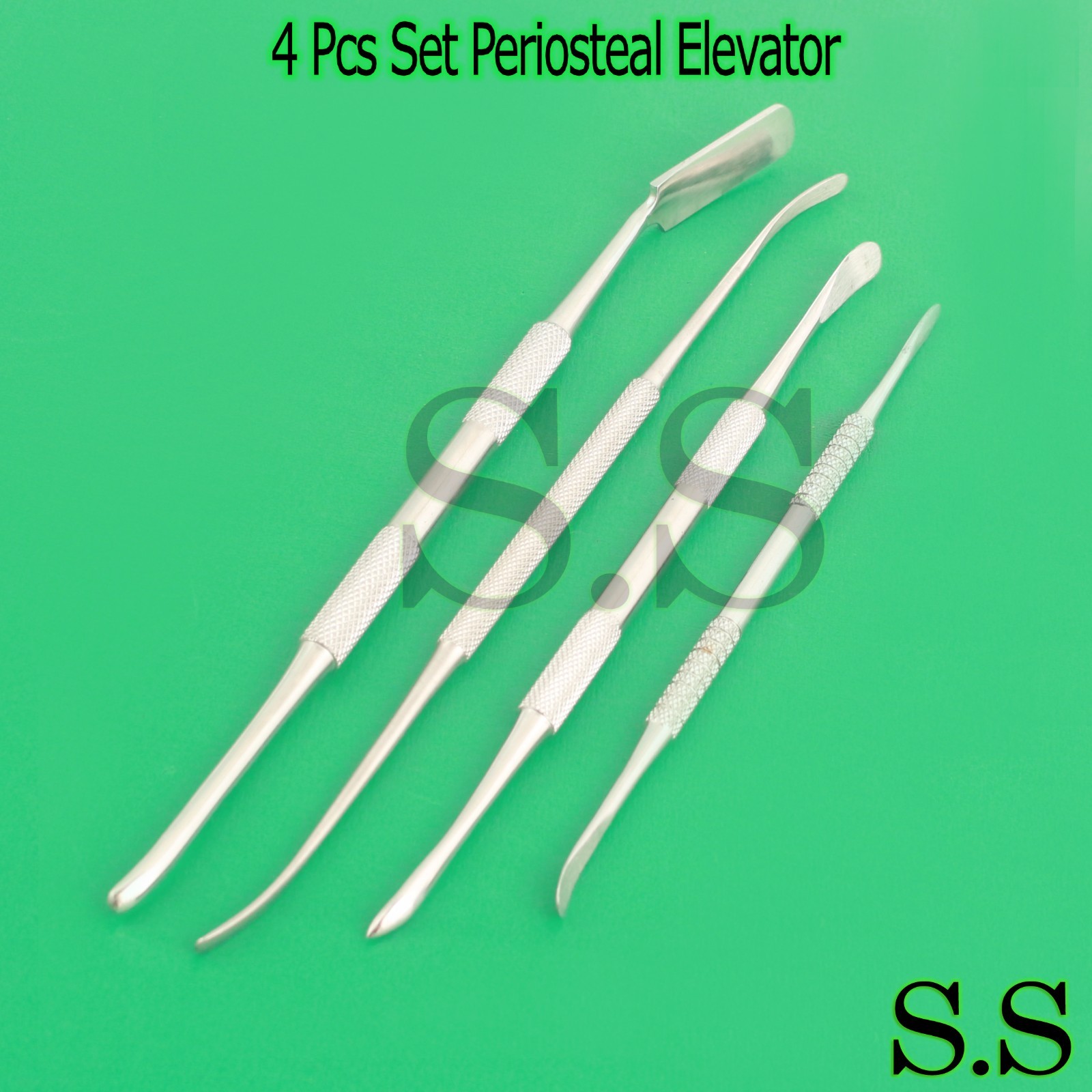 4 Pc Set Periosteal Elevator Standard Implant Surgical Dental Instrument PR-0091