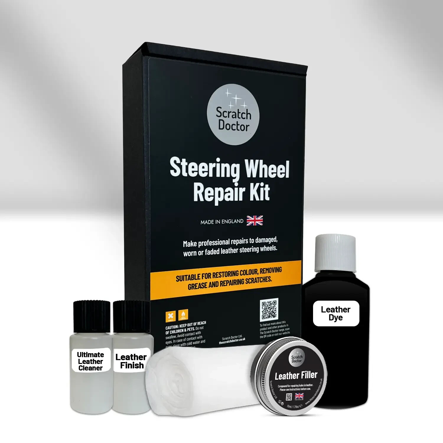 LEATHER STEERING WHEEL KIT. RESTORE AND REPAIR YOUR LEATHER STEERING WHEEL