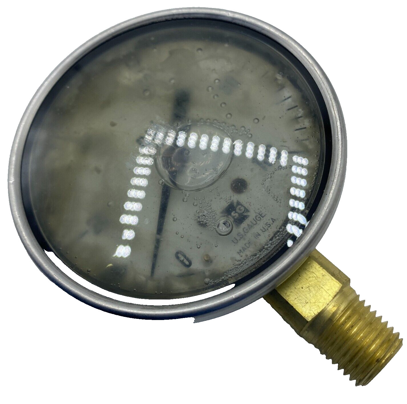 AMETEK 3A420 U.S. GAUGE 154570 PRESSURE GAUGE 0-100PSI MADE IN USA🔔