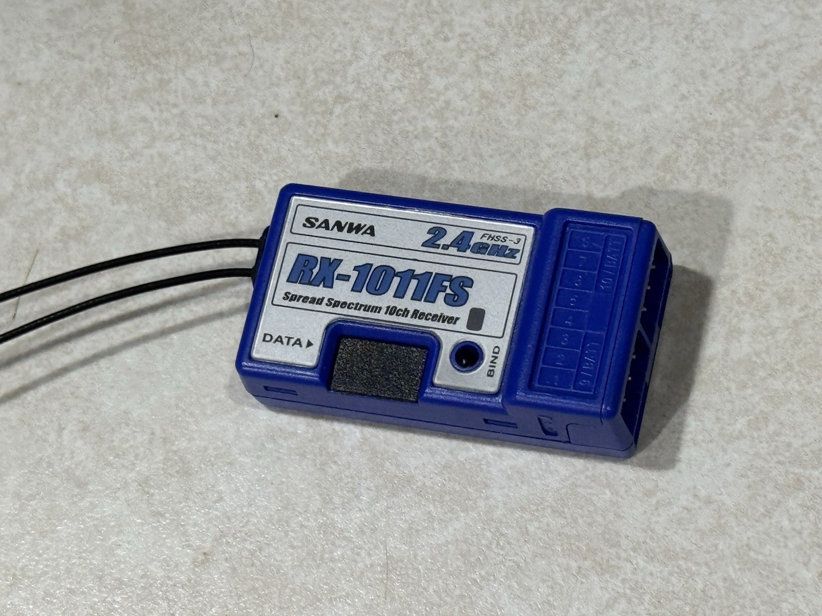 Sanwa RX-1011FS 92104 2.4GHz FHSS-3 FHSS3 10 Channel Receiver : 10SG RX