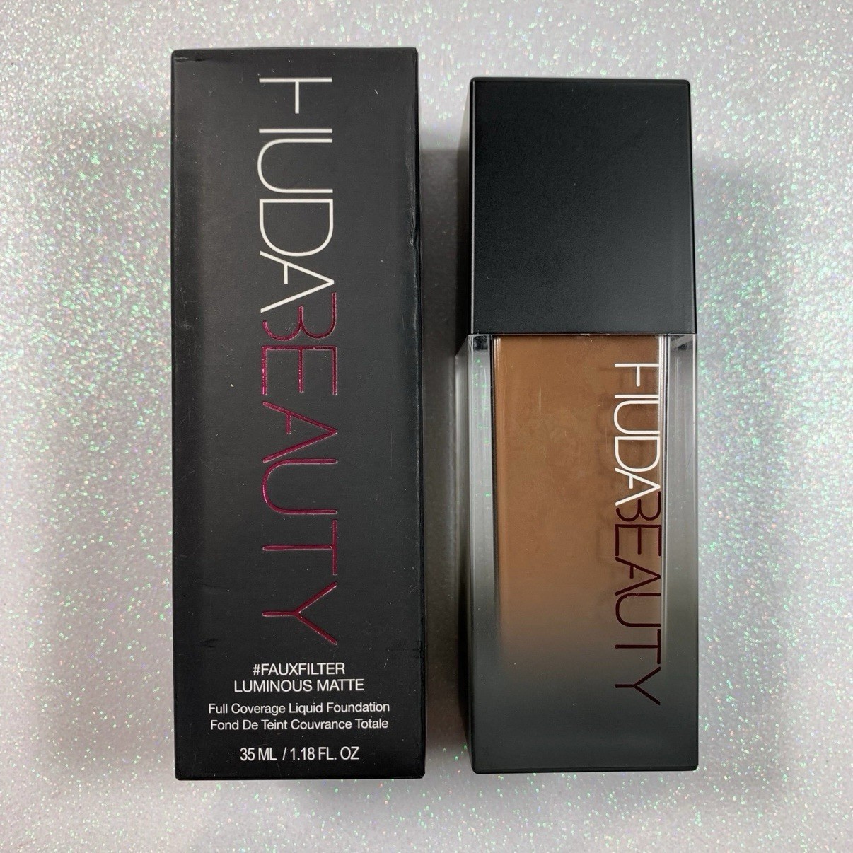 Huda Beauty FauxFilter Luminous Matte Liquid Foundation Cocoa 510R BNIB