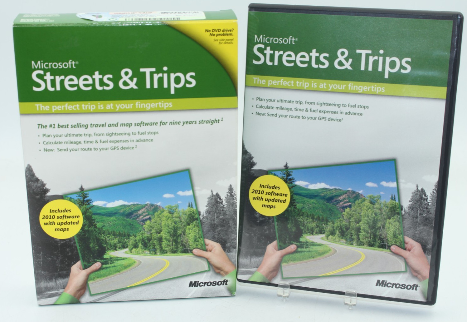 Microsoft Streets & Trips 2010 Trip Planning Software w/ Product Key, Win PC