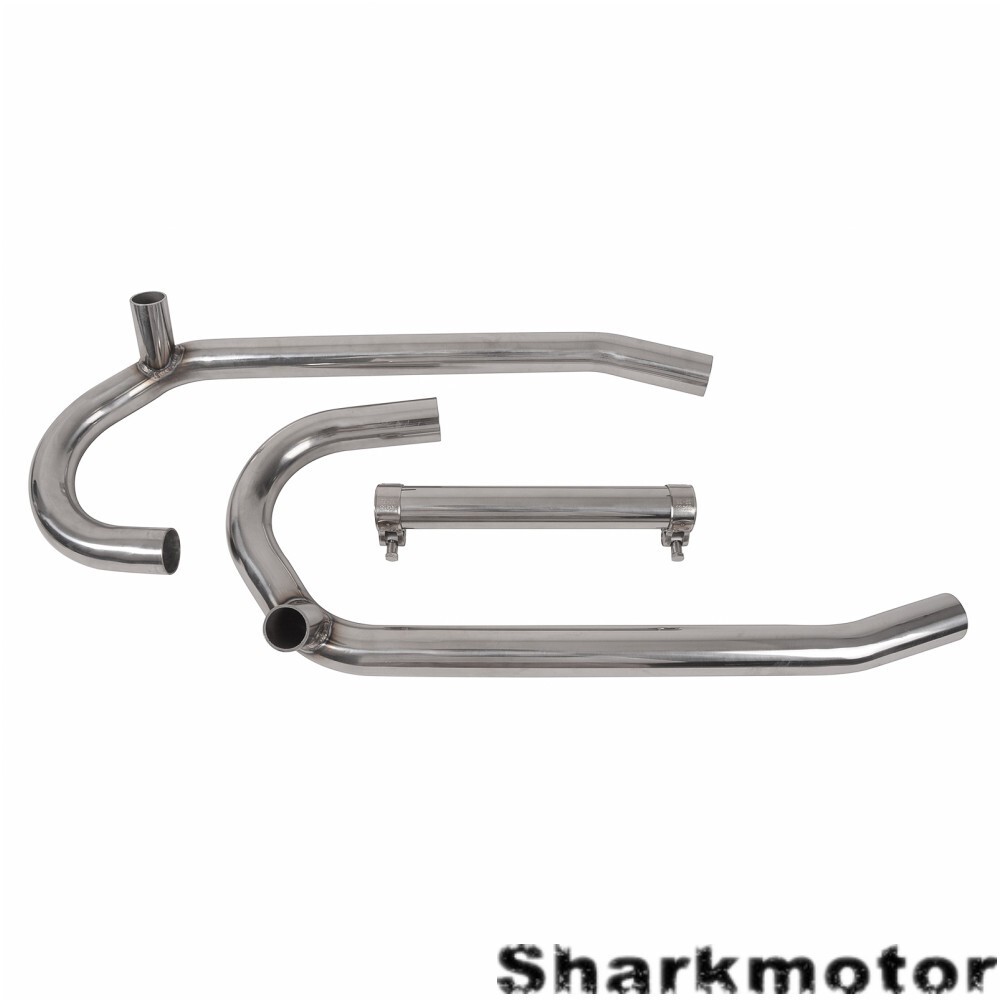 For BMW R75 R80 R90 R100 Motorcycle Front Exhaust Pipe Header Stainless 38MM USA