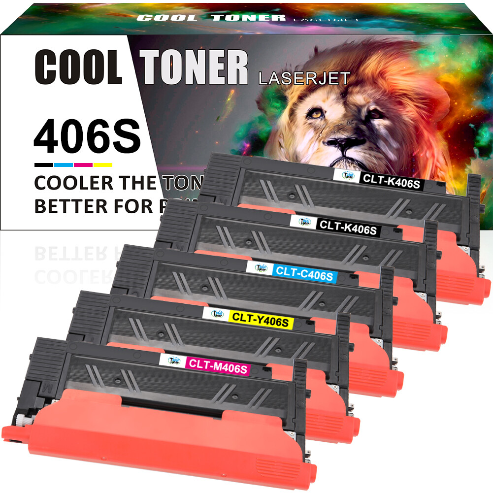 406S CLT-K406S Toner for Samsung CLX-3305FN CLP-367W Xpress C410W SL-C462FW Lot