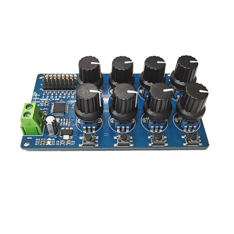 Professional 8Way Servo Controller Debugging Board for Serial Port Connection