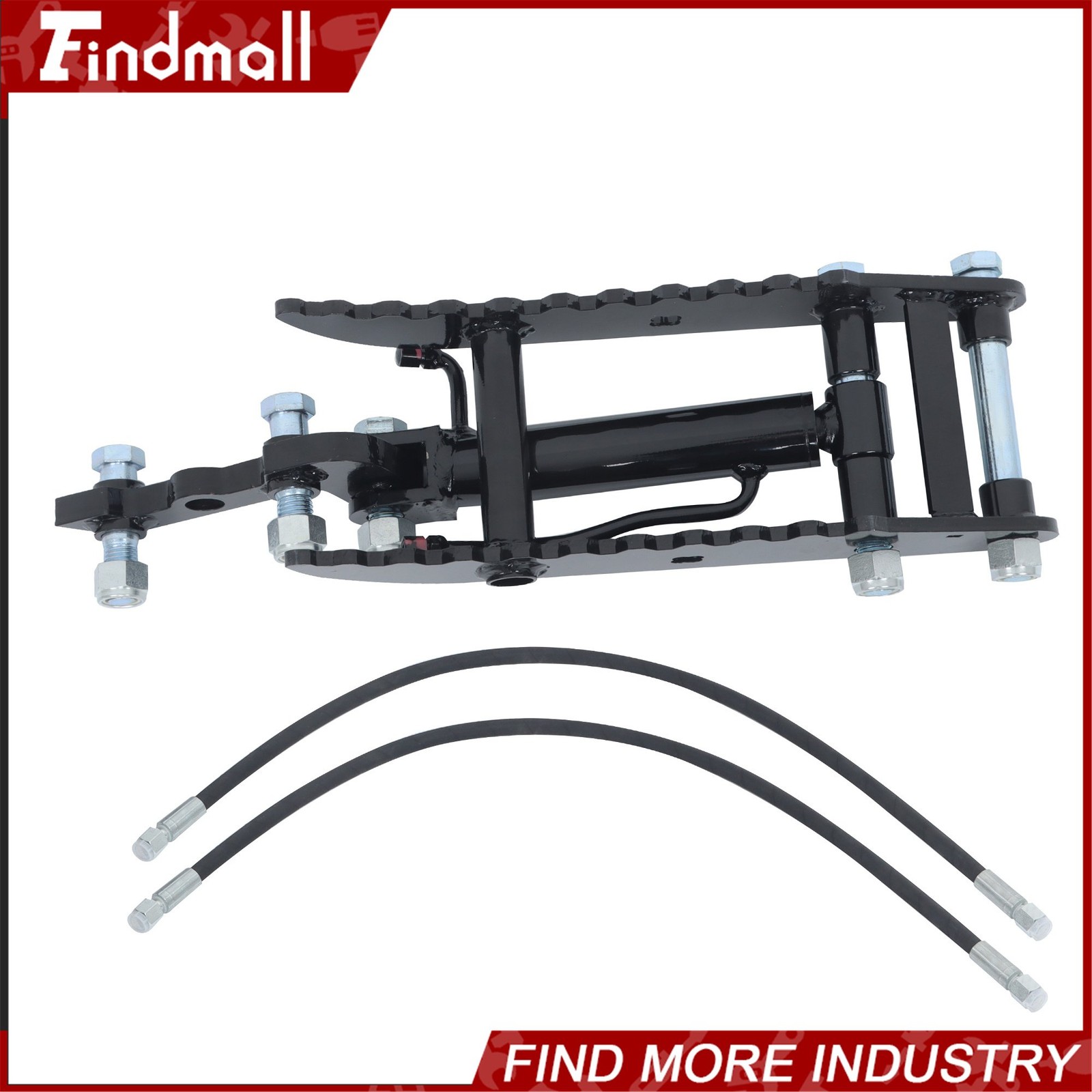 Findmall For Mini Excavator&Compact Digger Clamp Kit Hydraulic Thumb Attachment