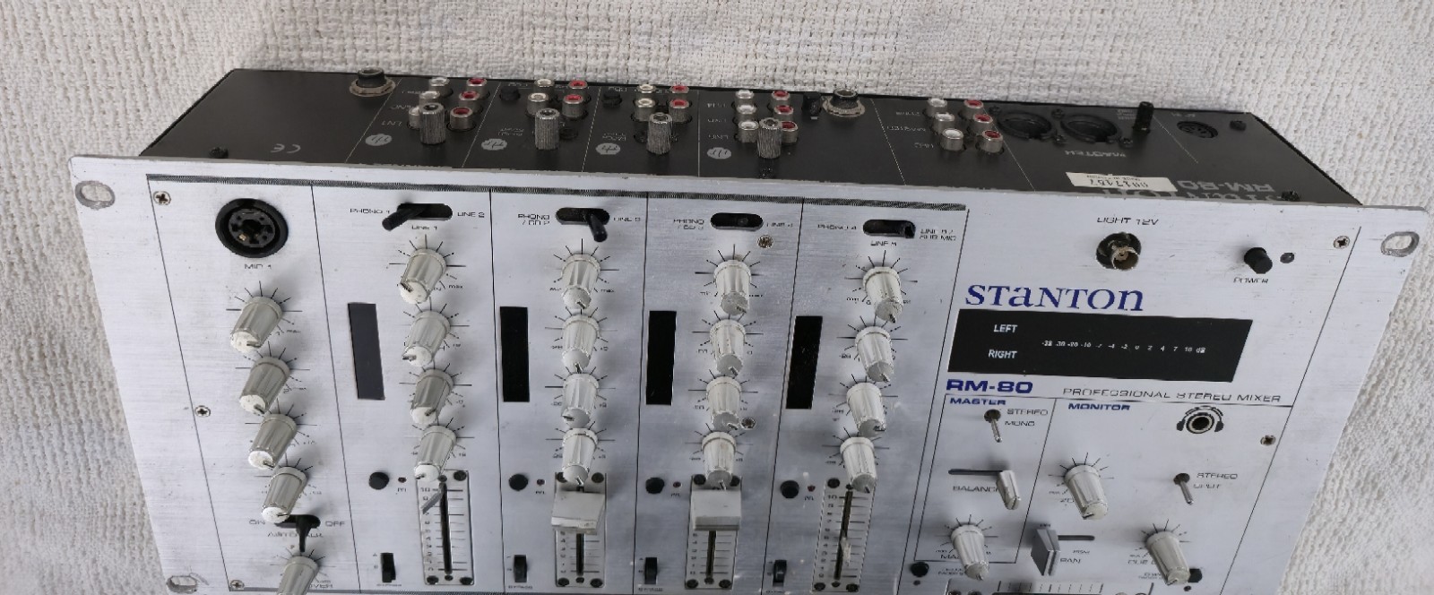 Stanton RM-80 Professional Stereo Mixer Clean Great Shape Untested Nice!
