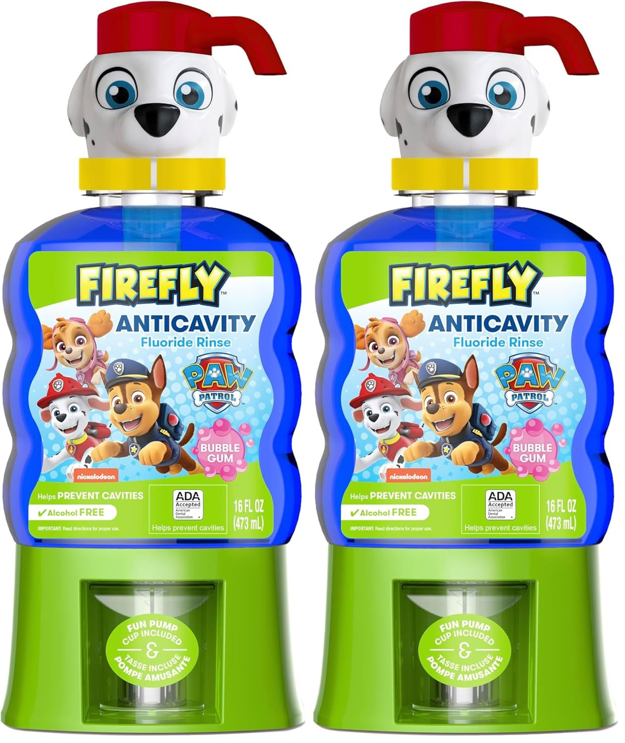 Kids Anti-Cavity Fluoride Rinse, Paw Patrol, Alcohol Free Formula, ADA Accepted,