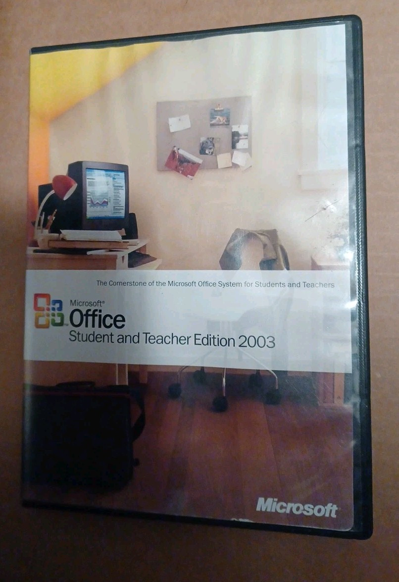 Microsoft Office Student and Teacher Edition 2003 Word Excel with Product Key