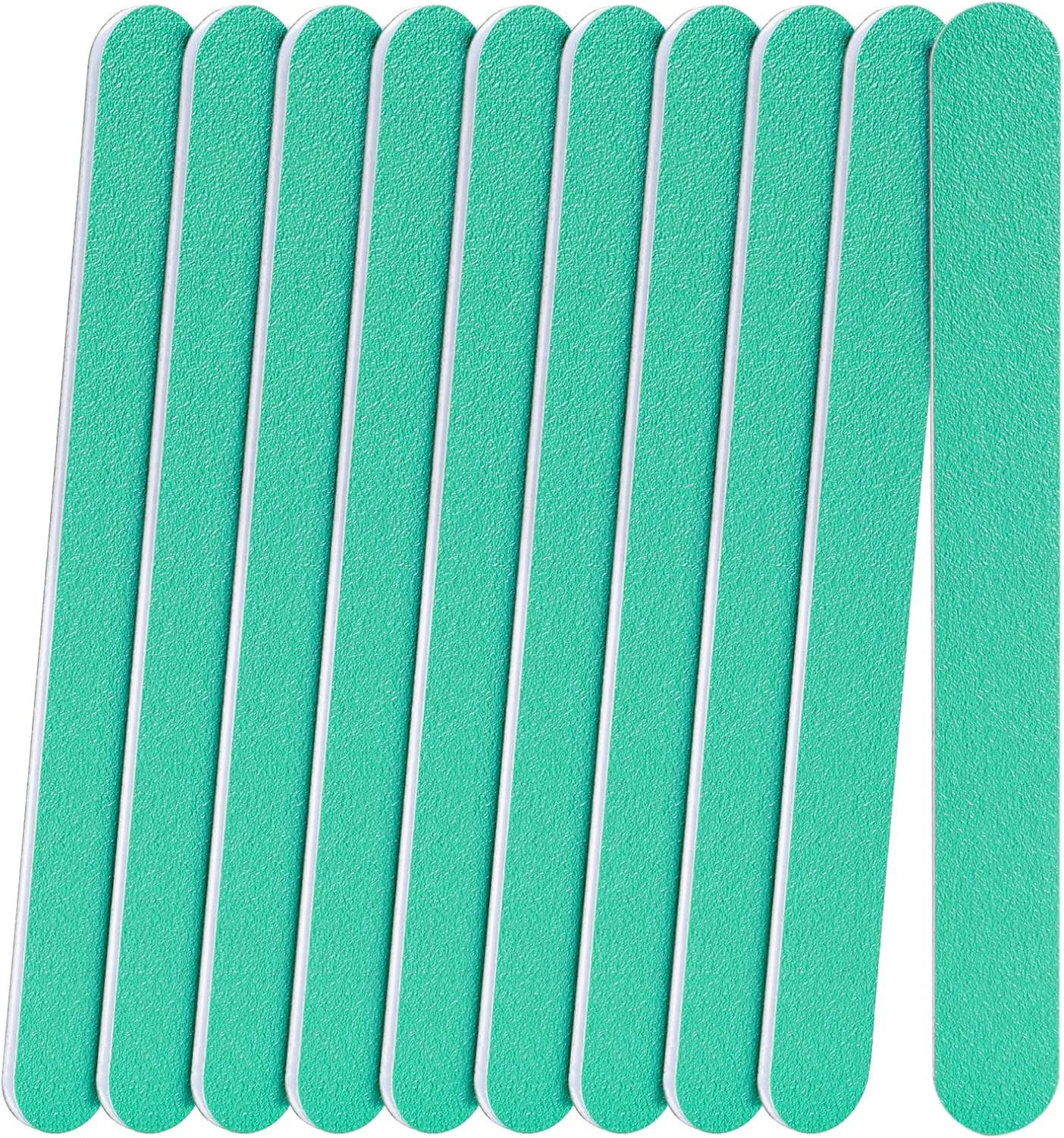 Nail File, 10 PCS Fingernail Files 7" Long 80/80 Grit Emery Boards for Nails - P