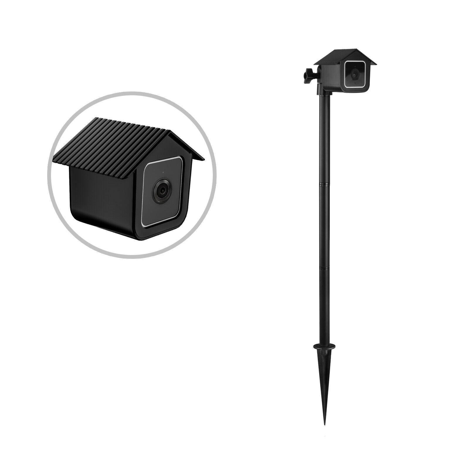Spike Pole Mount Ground Stake and weatherproof protective case for Wyze cam V3