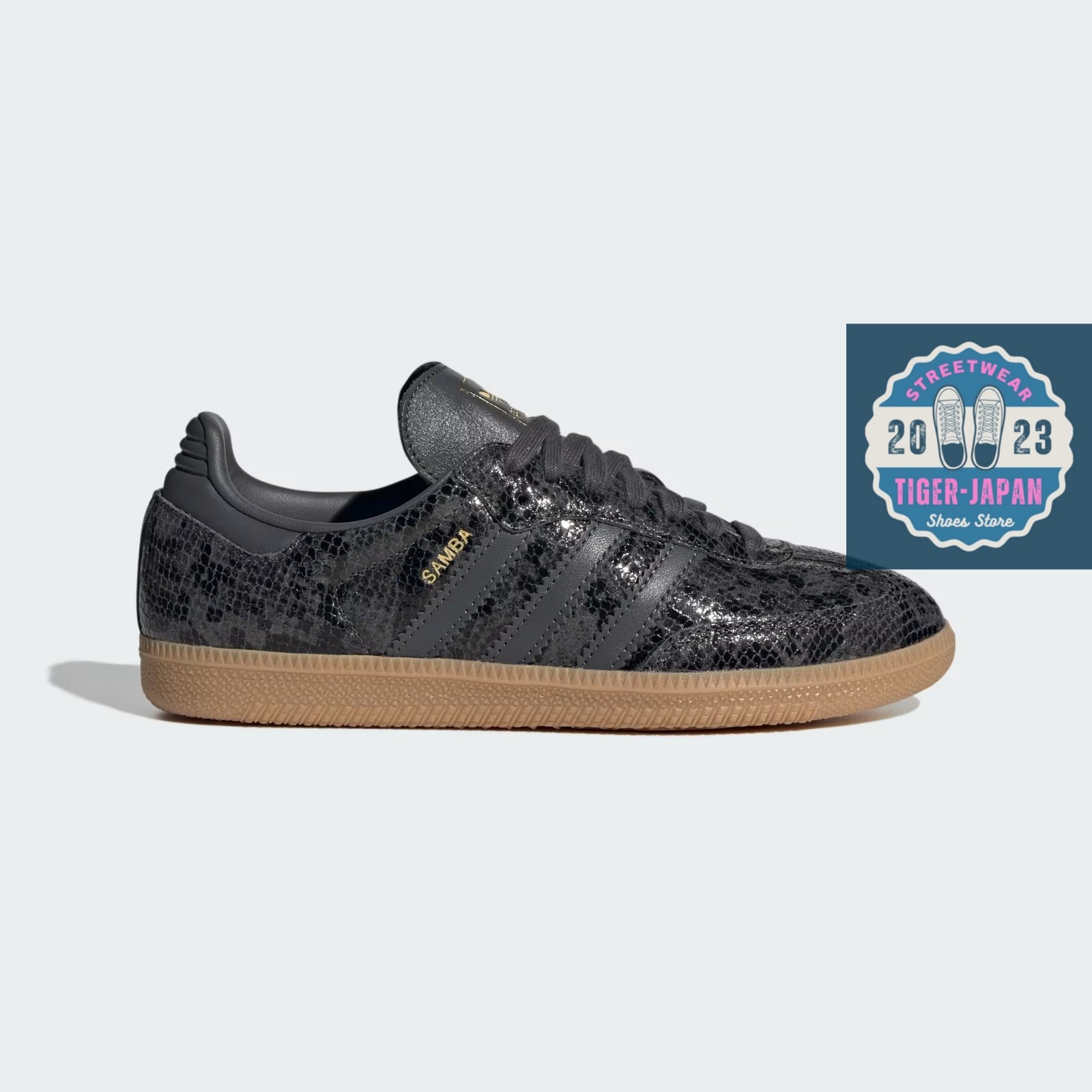 adidas Originals Samba OG JQ3532 Core Black Grey Six Gum Men Unisex Shoes