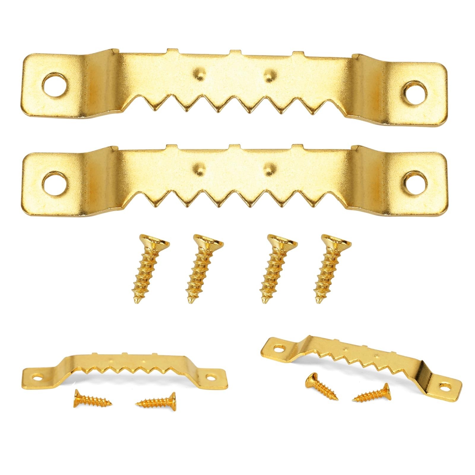 25 Pack Thick Sawtooth Picture Hangers Heavy Duty, Supports 66 lbs, Thickened...