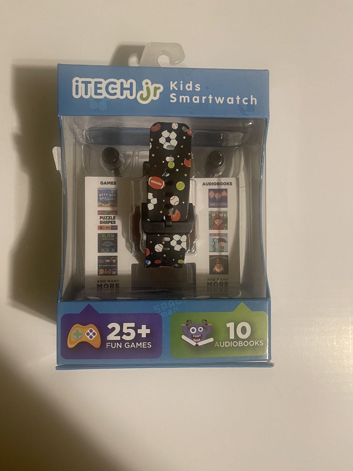 iTech Junior Boys Earbuds & Smartwatch Set