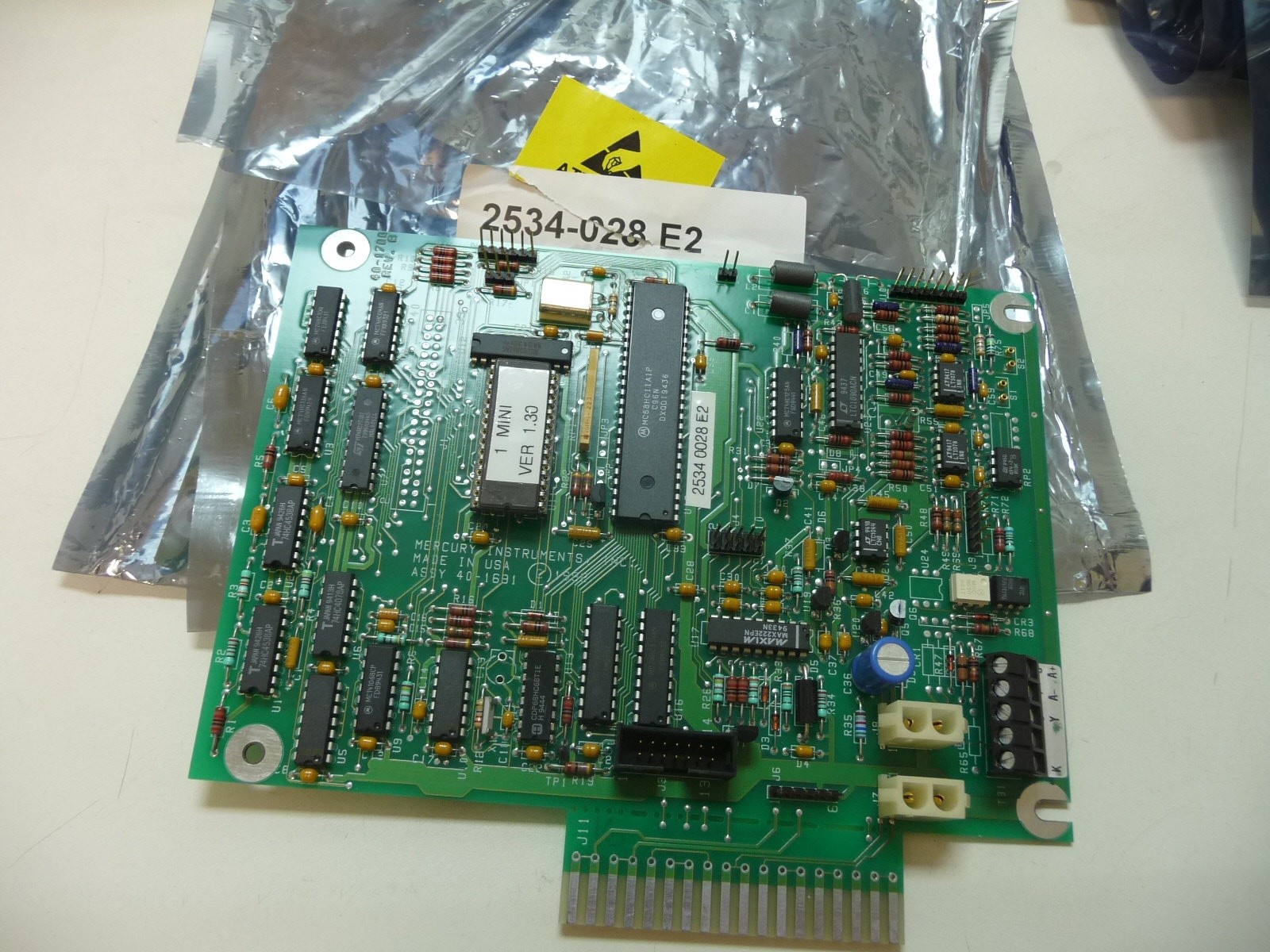 UNIVERSAL INSTRUMENTS 25340028 E2, MERCURY INSTRUMENTS, 40-1691 PCB