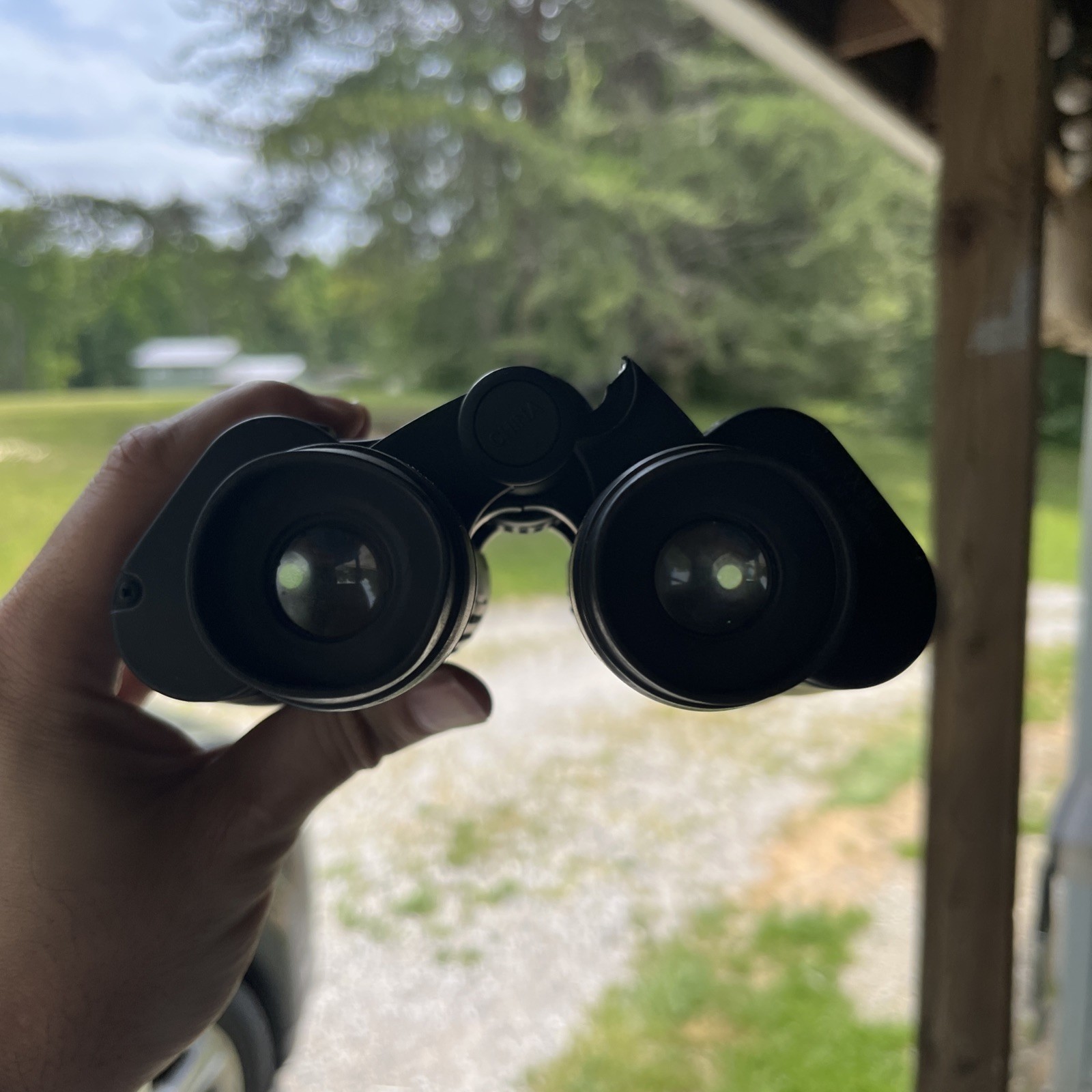 Emerson 7x50 binoculars featuring ruby-coated optics With Case