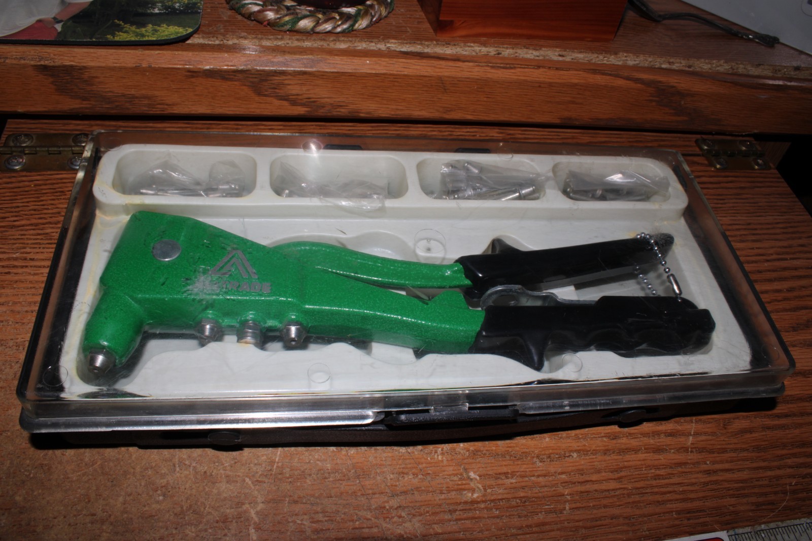 Alltrade 881-R-60 Hand Rivet Tool Riveter 10-inch Vintage with Original Case