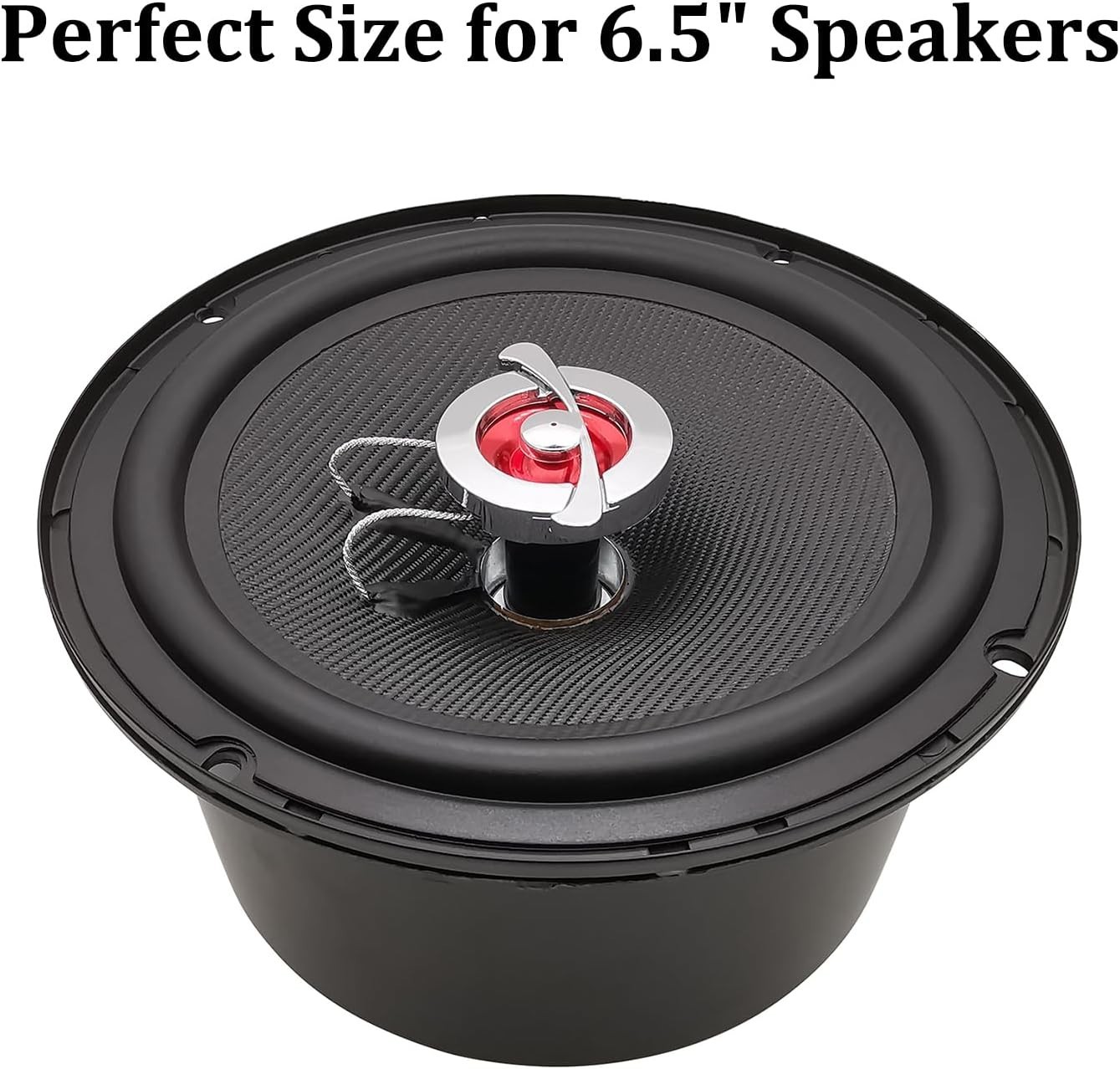 6.5" Speaker Baffle, Suitable for DIY Bookshelf Speaker Home Audio Systems or Ca
