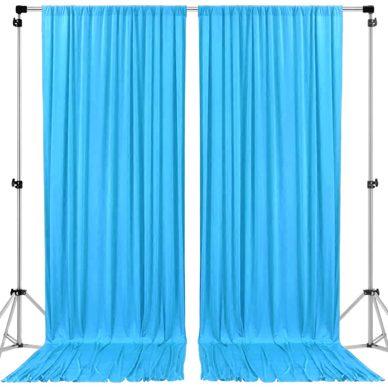 Ak Trading Co. 10 Feet X 8 Feet Ifr Polyester Backdrop Drapes Curtains Panels