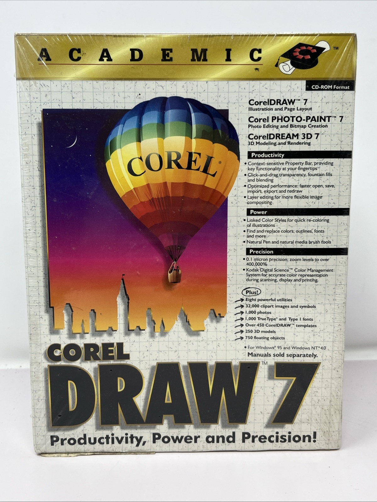 Corel Draw 7 Academic Edition – Brand New Sealed!