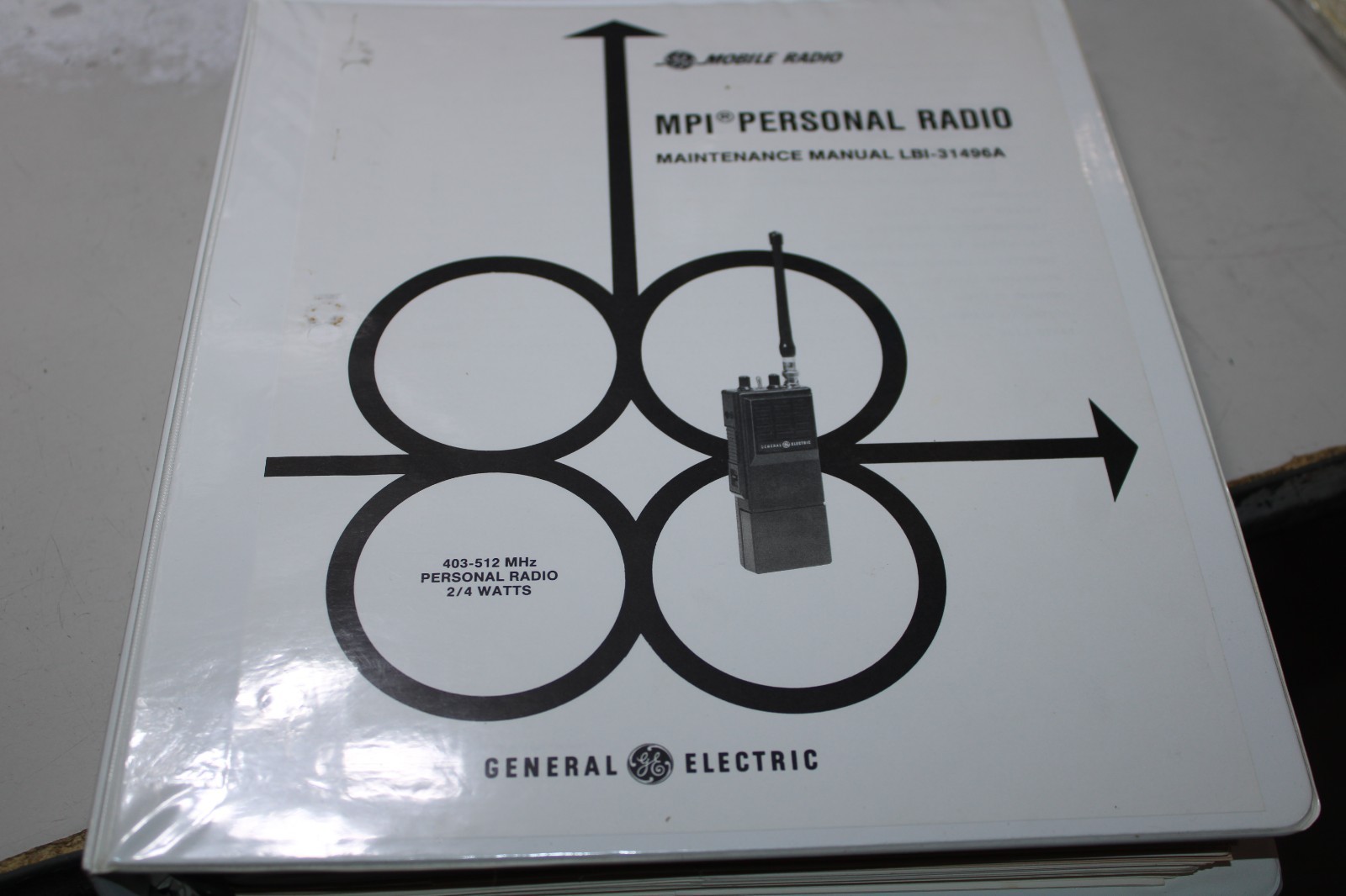 GE VINTAGE MPI Personal Radio Maintenance Tech Manuals HT600 HT220 HT500