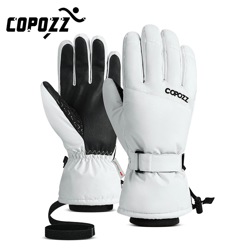 Copozz Men Women Winter Ski Gloves Waterproof Ultralight Snowboard Gloves Motorc