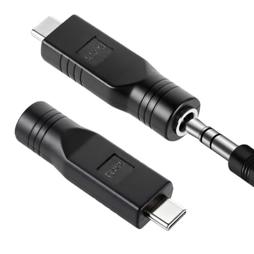 2-Pack USB C Male to DC Female Power Cable Adapter - Home Audio Accessorie