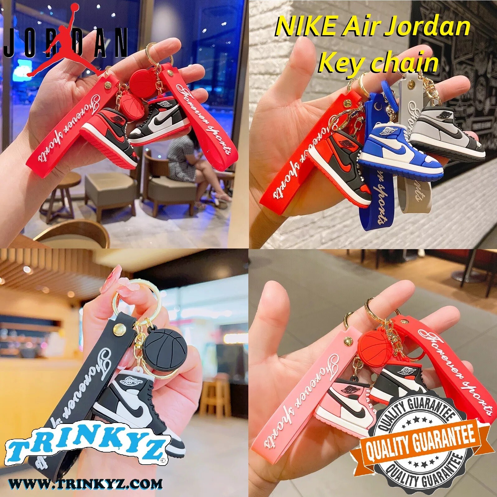 Nike Air Jordan Sneaker Shoe Assorted Colors 3D Keychain