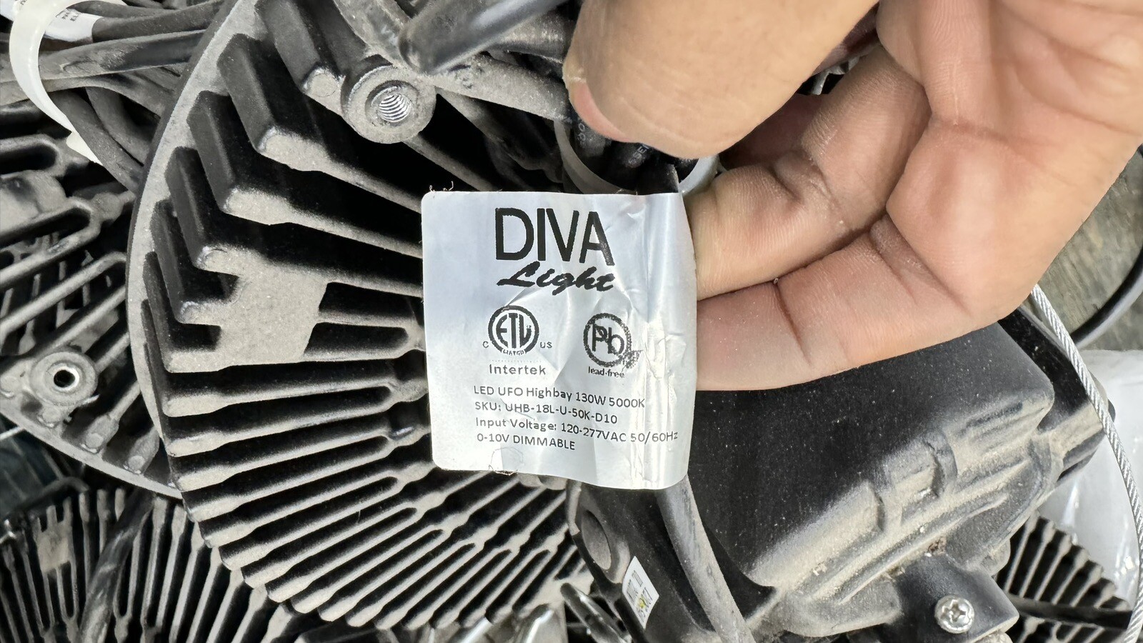 Diva Light LED UFO Highbay 130 W 5000k