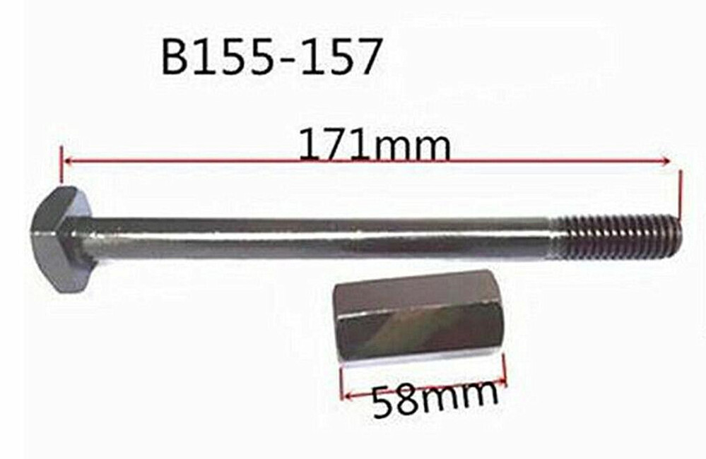 1Set CNC Mill Part J Head Milling Machine T-Bolt Assembly Mounting Head B155+157