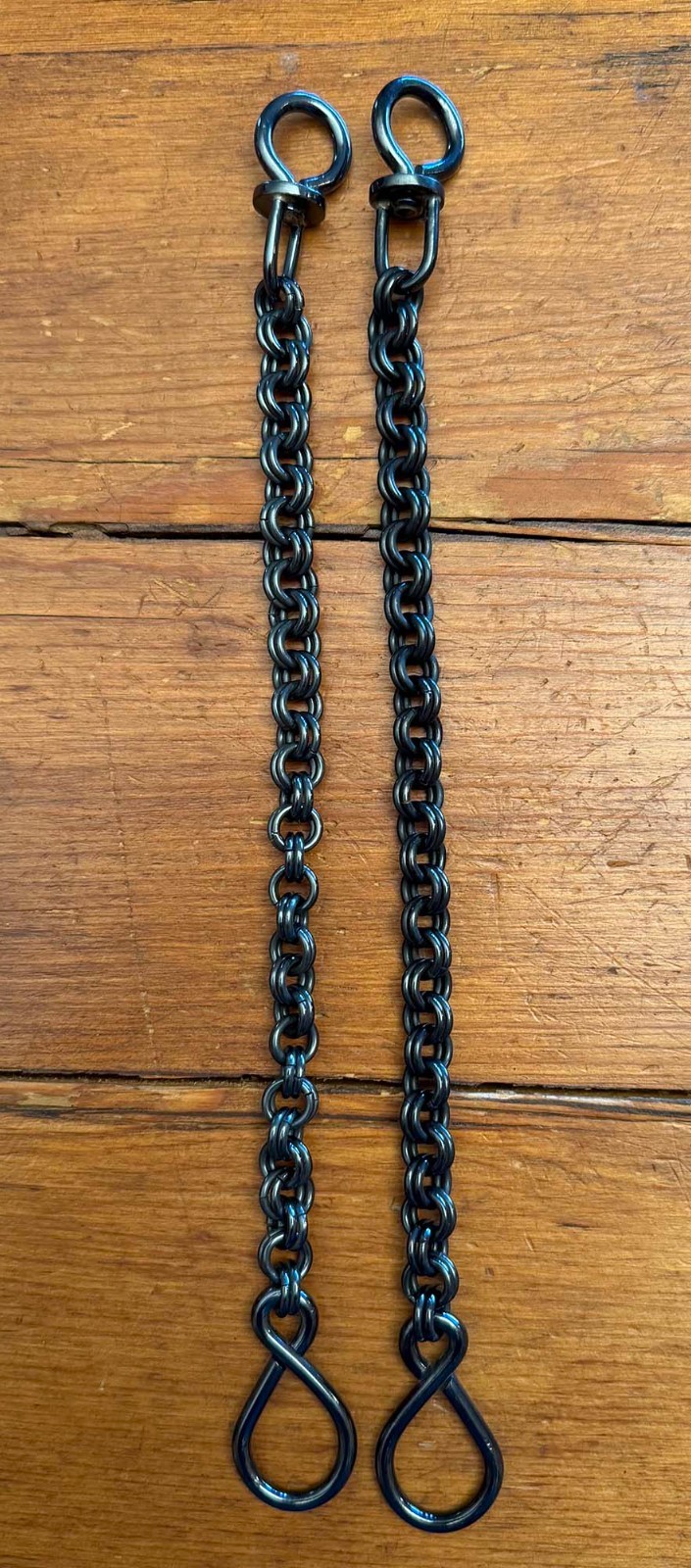 NICE PRETTY #3 Cowboy VAQUERO HANDMADE Bridle Bit 12" REIN CHAINS