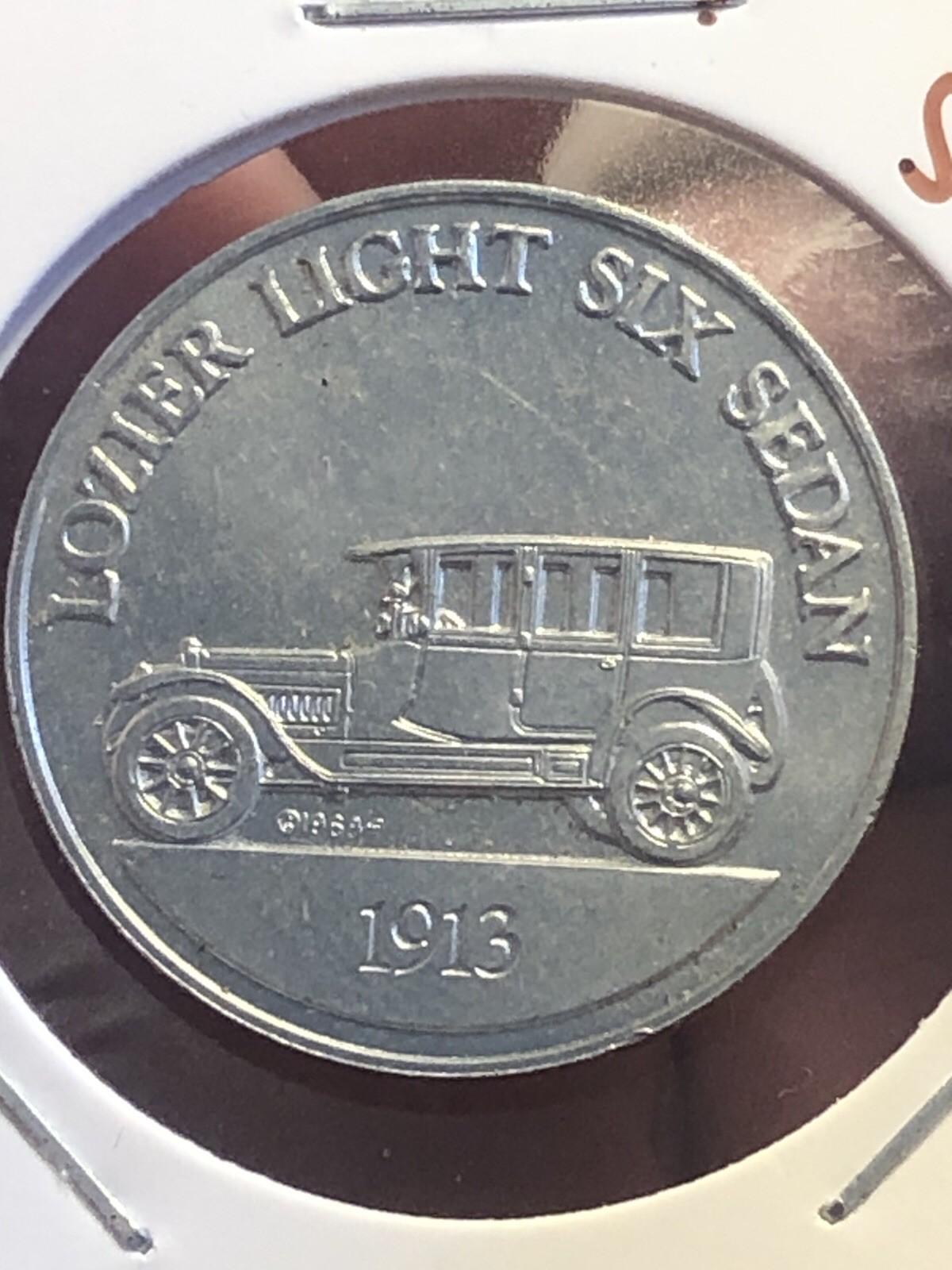Advertisement Token - 1969 Sunoco Coin Series #1 - 1913 Lozier Light Six Sedan