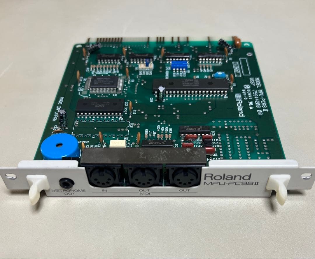 Roland MPU-98II PC-98 C-Bus MIDI Interface Board Tested Working SC-55 SC-88Japan