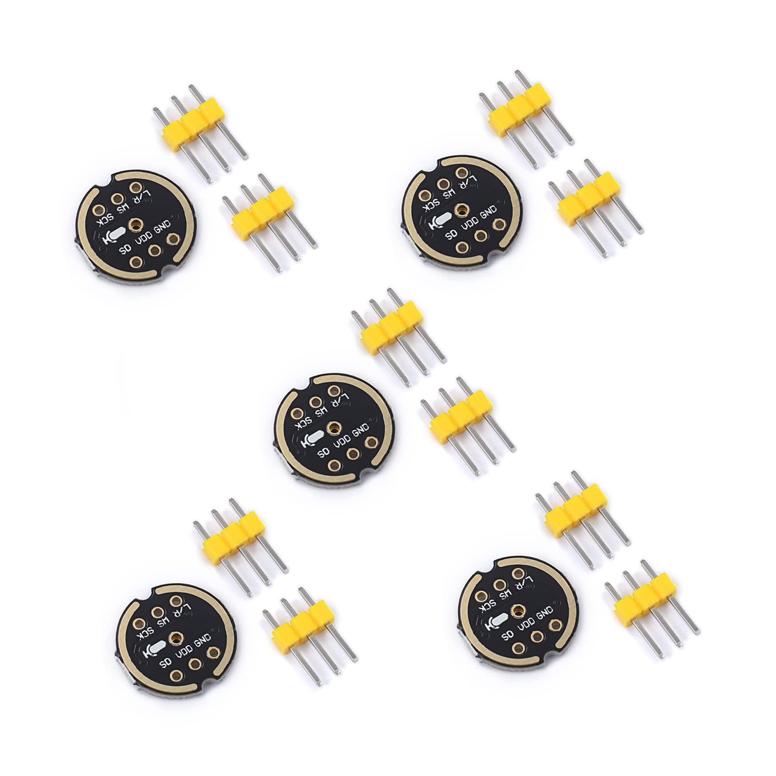 Teyleten Robot INMP441 Omnidirectional Microphone Module 12mm x 14mm x 2mm