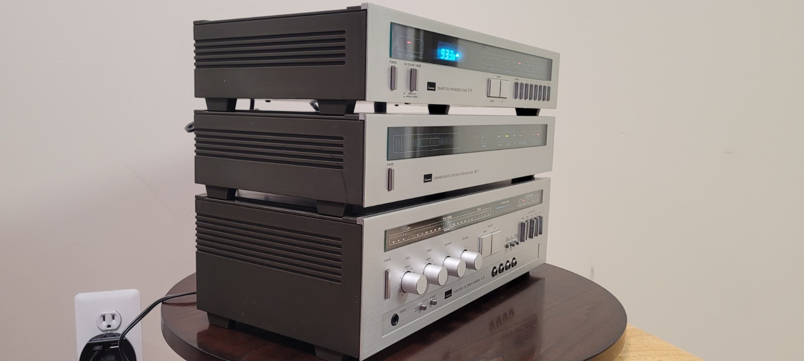 Sansui Stereo System A-9 Amplifier/ RS-7 Control System/ T-9 Tuner. Tested, Work