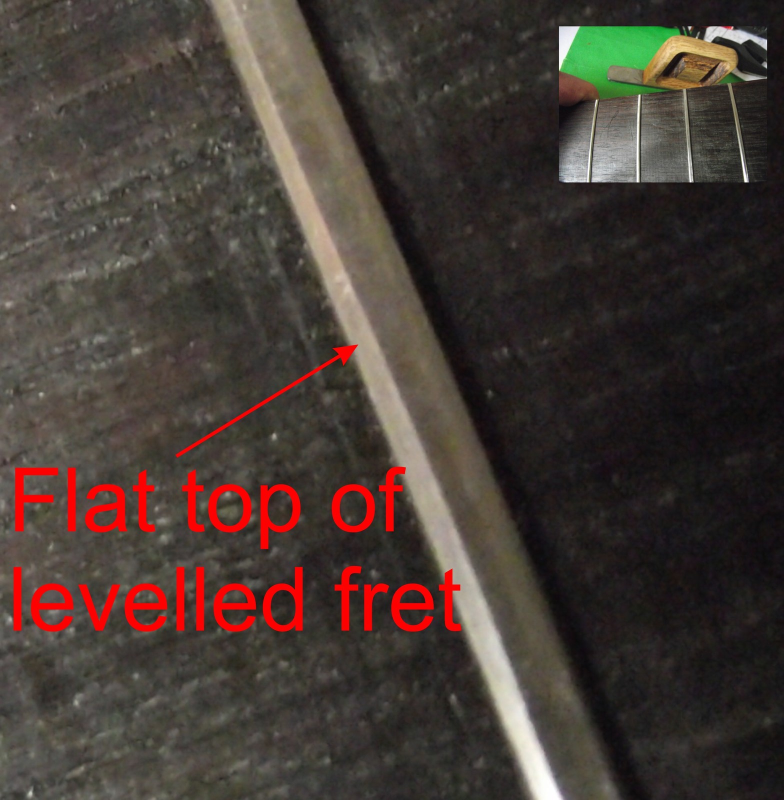 Fret Crowning File System. Changeable DIAMOND File 2.5mm wide TF088_25
