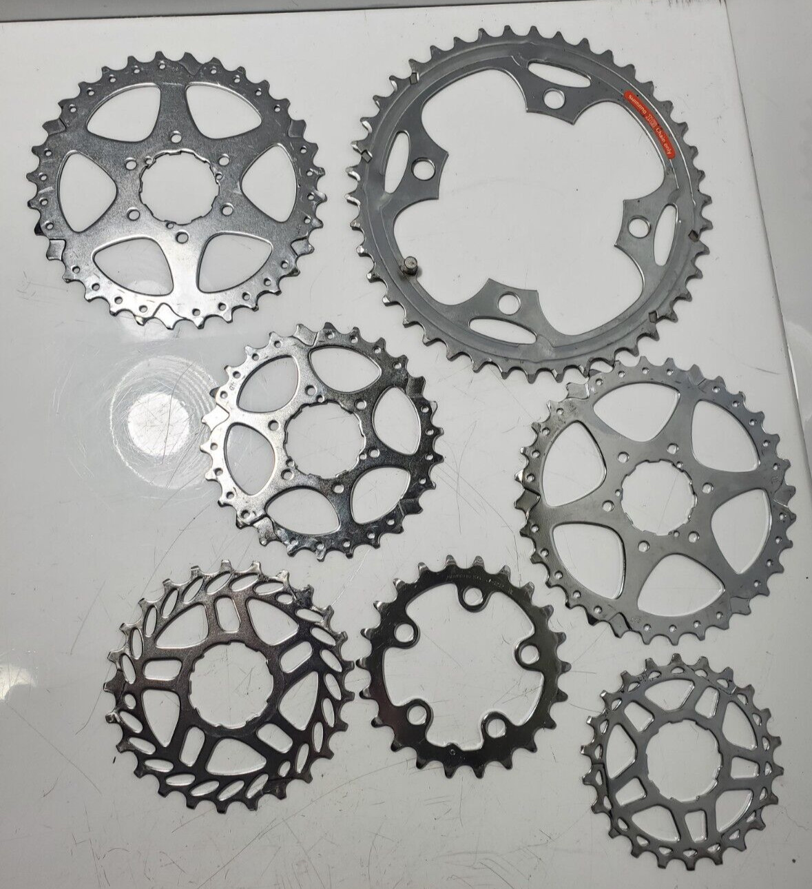 Shimano Chainring Lot of 7 Range 42-22 Teeth