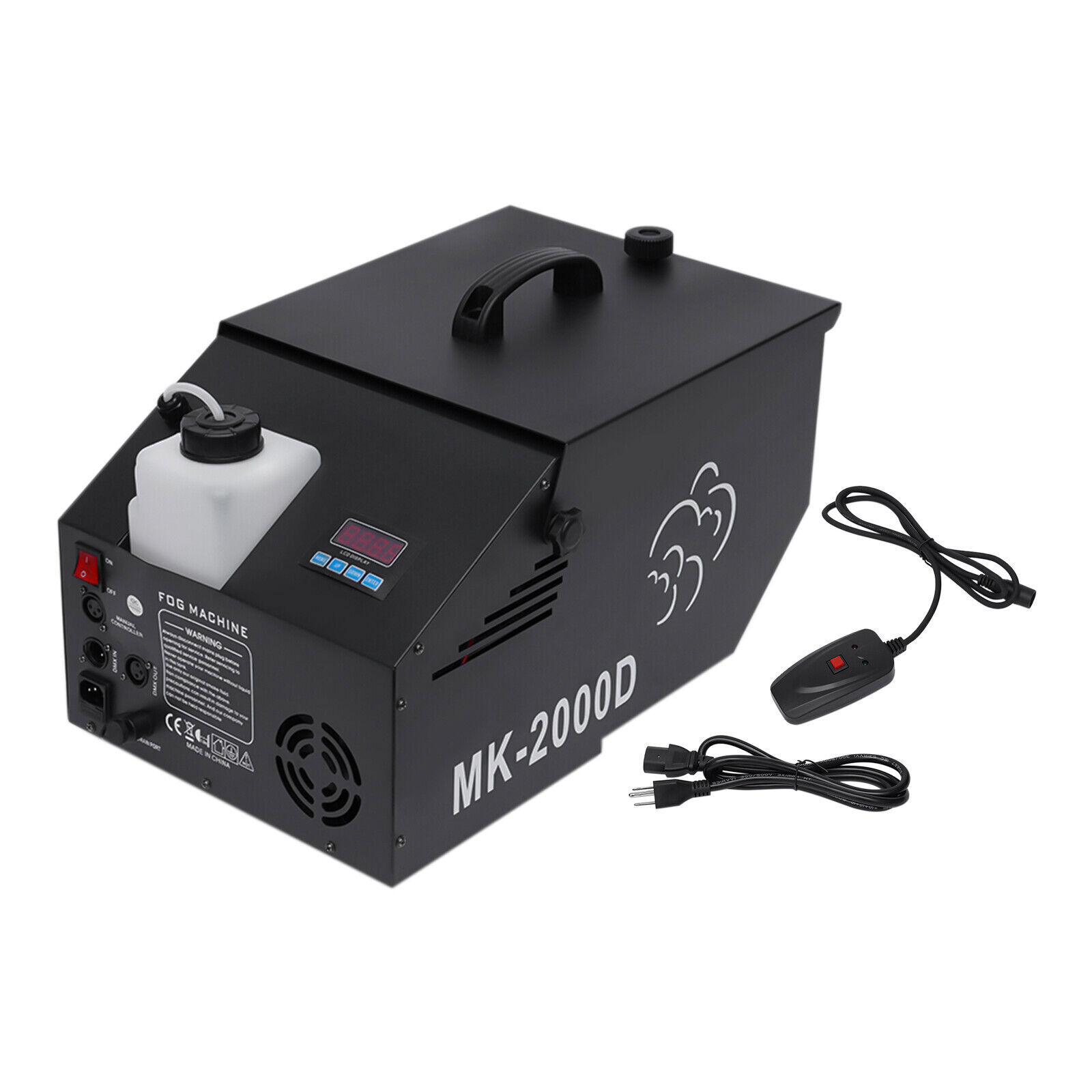 Low-Lying Fog Machine Wedding DJ Stage Smoke Effect DMX Dry Ice Fogger w/Remote