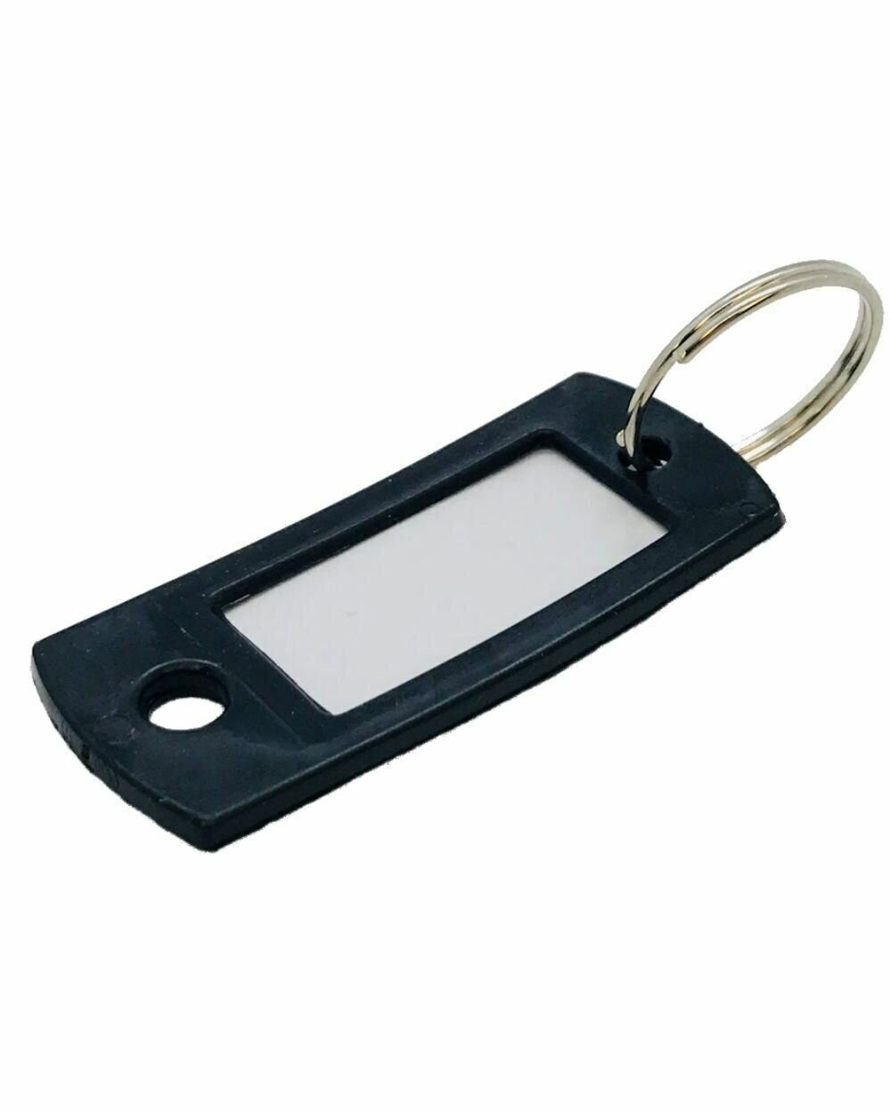 Lucky Line 16920 Key Tags, Black (50-Pack)