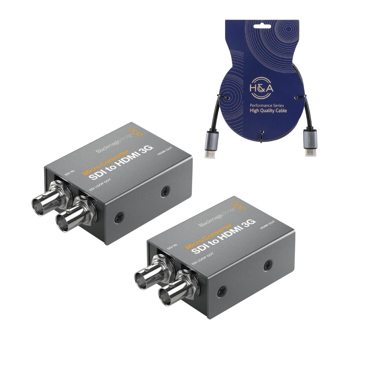 Blackmagic Design SDI to HDMI 3G Micro Converter 2-Pack