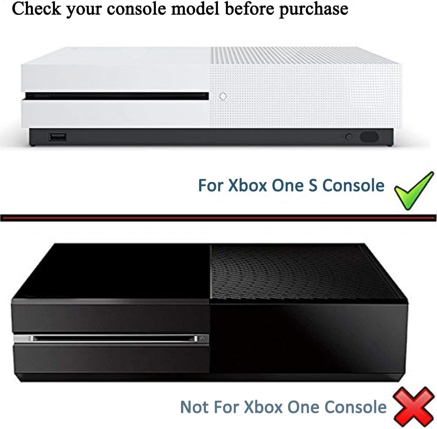 Vertical Stand for Xbox One S Console-White
