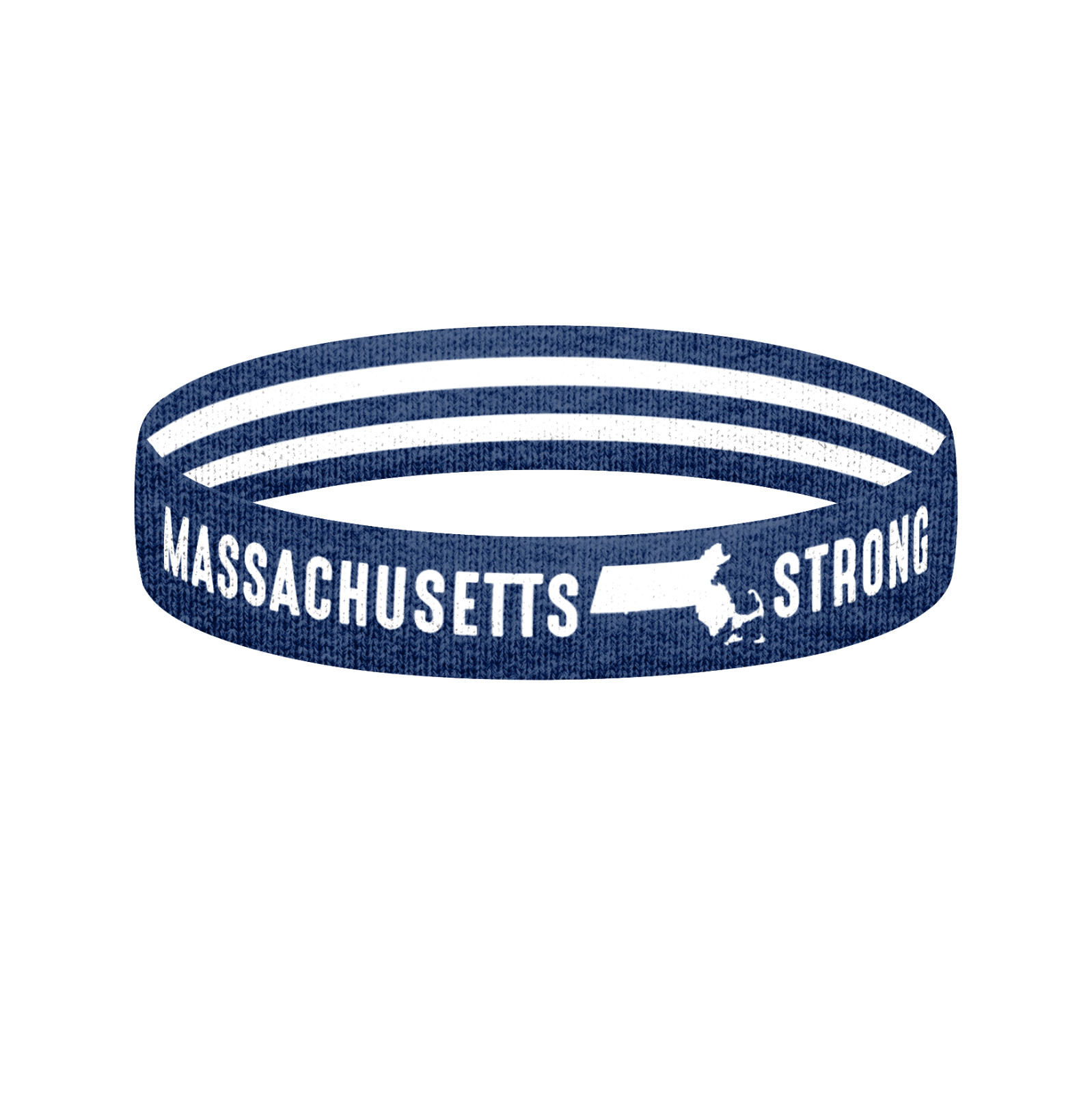 Reversible Massachusetts Strong Wristband Bracelet Massachusetts Bracelet