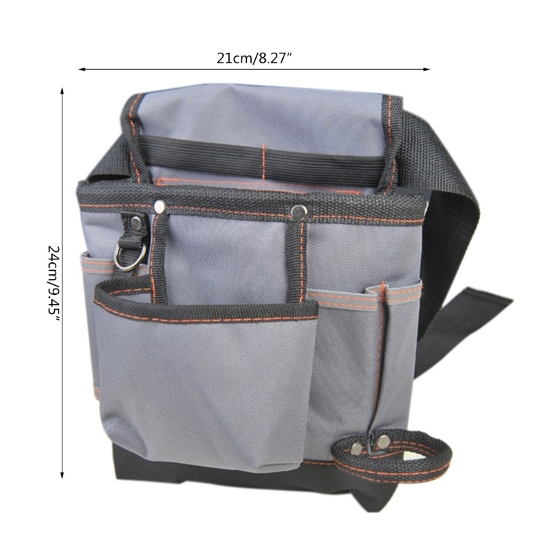 Tool Bag Canvas Cloth Tool Storage Organizer with Multiple Compartments