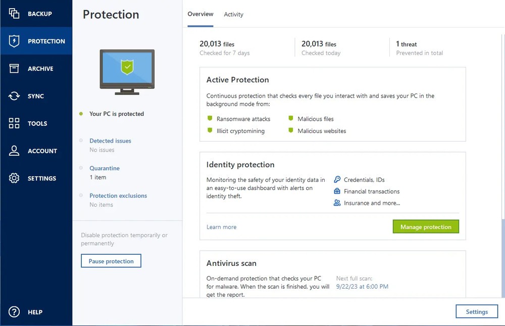 Acronis True Image Advanced 2025 + 50GB Cloud Storage | 1 Year 1 Device | Downl