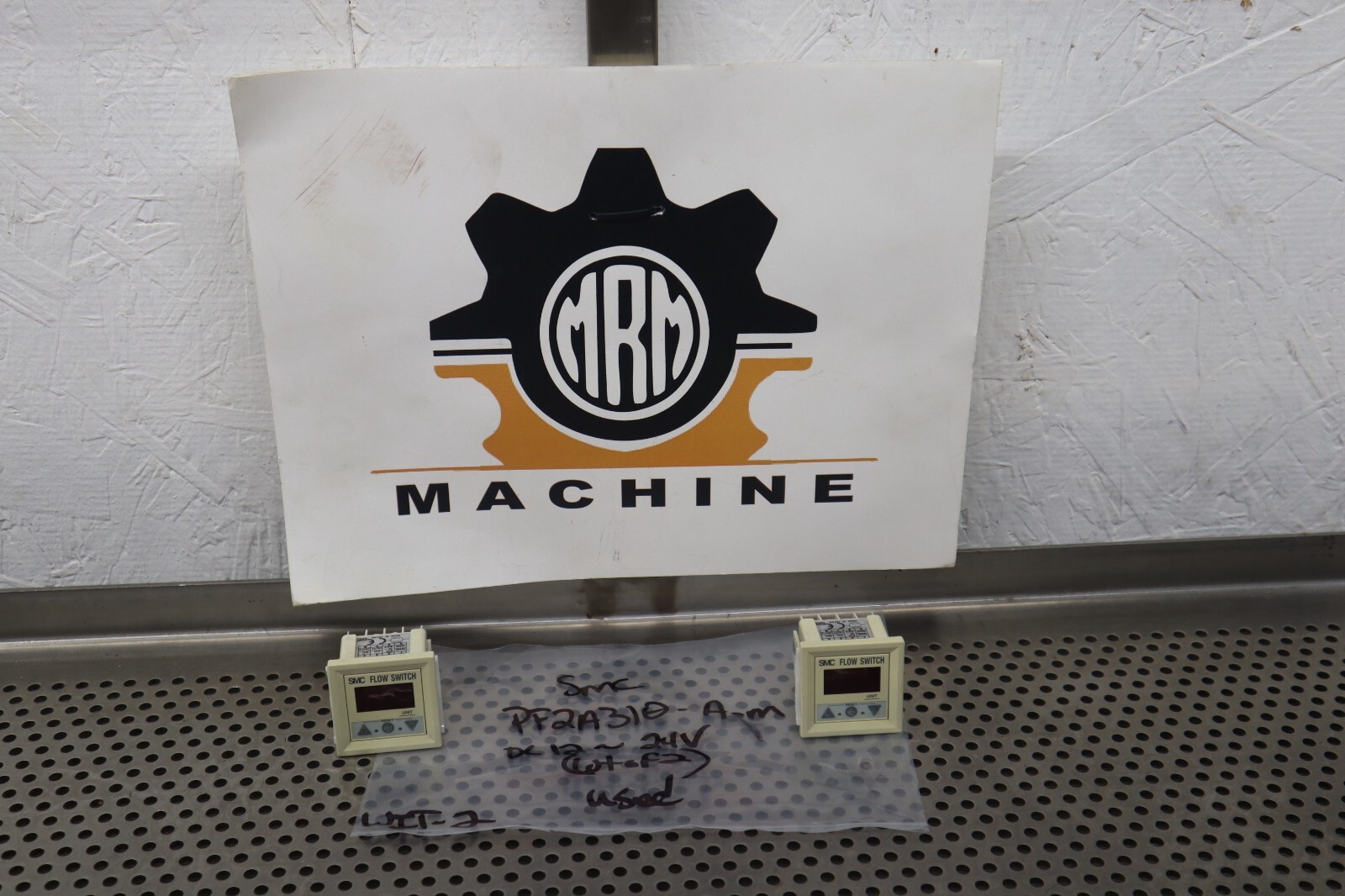 SMC PF2A310-A-M DC12-24V Flow Switches Used With Warranty (Lot of 2) See Pics