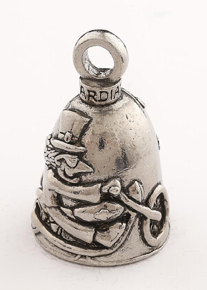 Leprechaun GUARDIAN BELL w/ 2 Legend Cards Good Luck & Motorcycle
