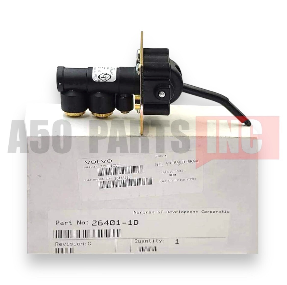 OEM VOLVO TRAILER BRAKE VALVE VOLVO 8084629 26401-1D 20446538
