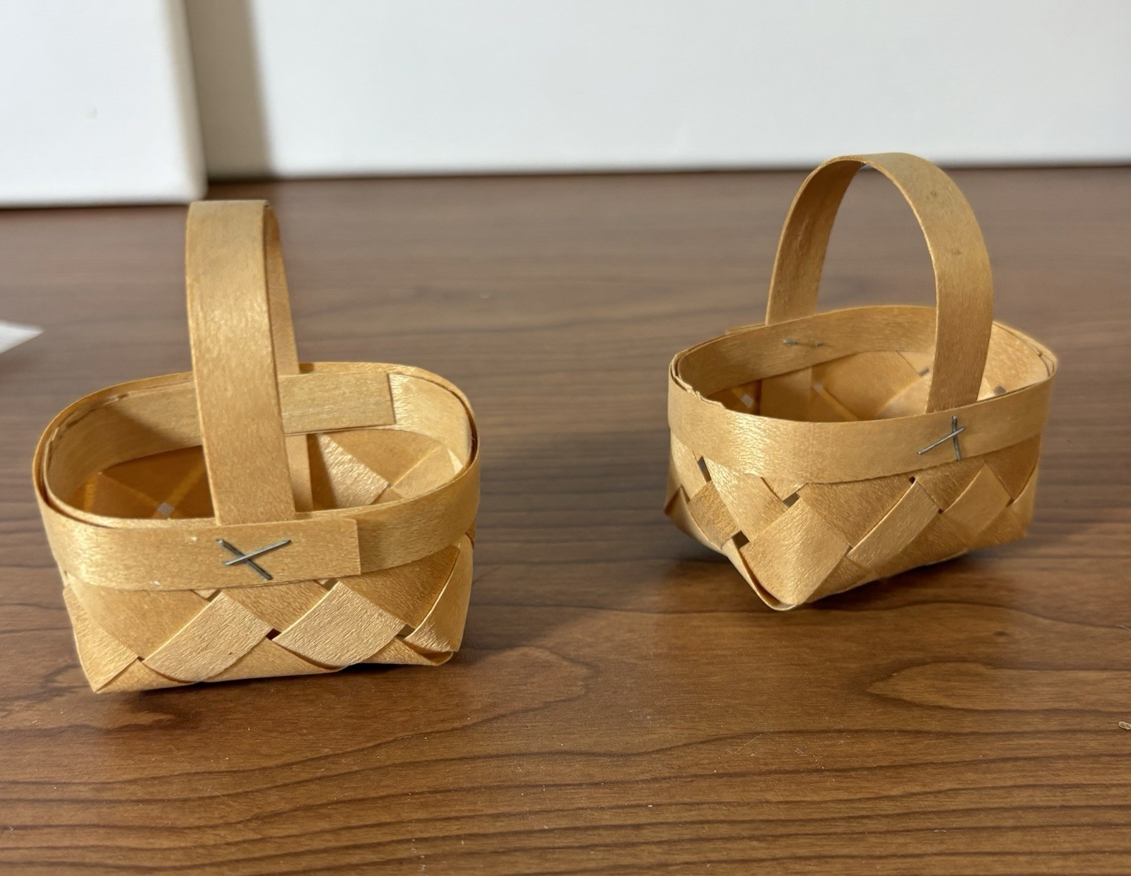 2 Tiny Woven Baskets