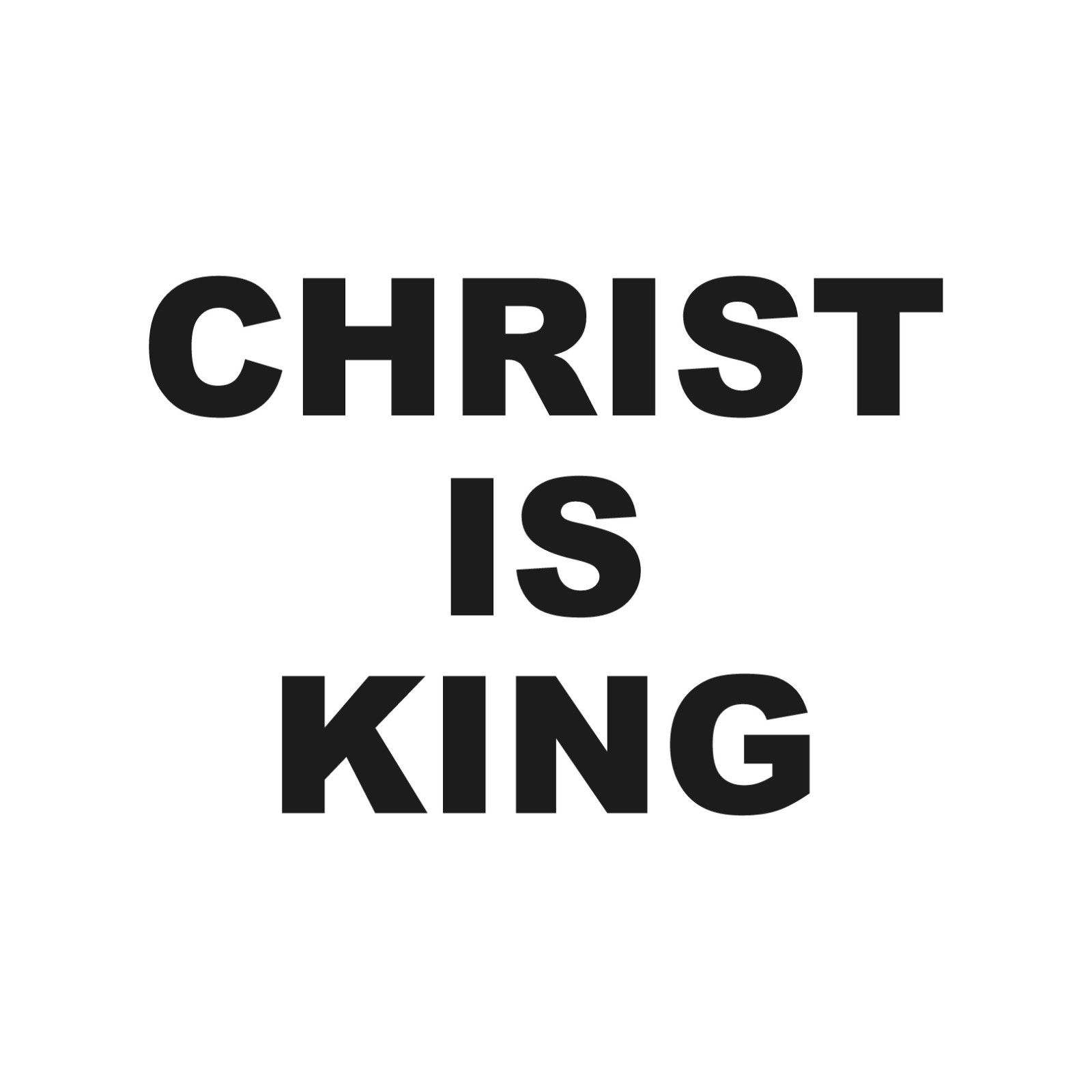 Christ Is King Vinyl Decal Window Christian Laptop Sticker
